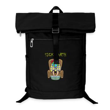 Sick Planet - Laptop Backpack - black - Front