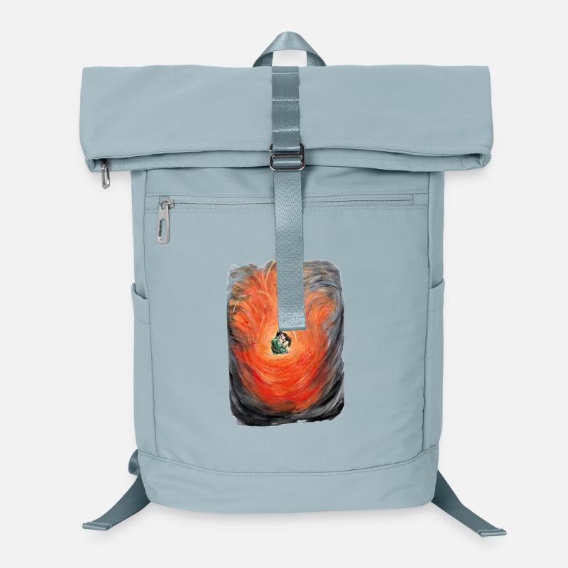 Romantic Fire Dance Artistic Lovers Couple Design Laptop Backpack