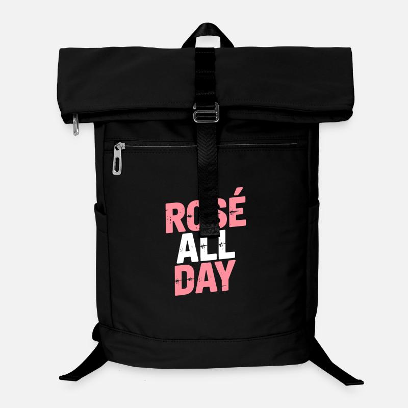 Rosé toute la journée Sac à dos ordinateur