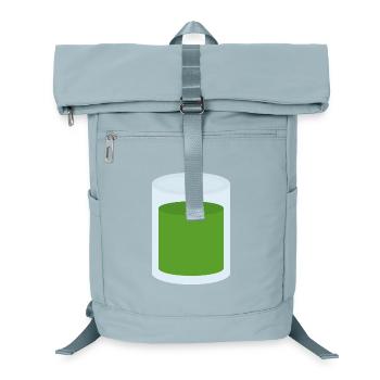 Green Juice in Glass - Laptop Backpack - ice blue - Front