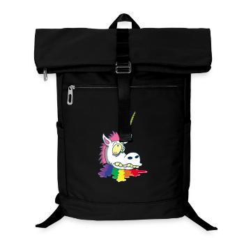 Tête coupée d'une licorne - Sac à dos ordinateur - noir - Devant