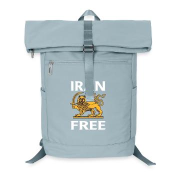 Motif du Lion de la Liberté en Iran - Sac à dos ordinateur - bleu glacier - Devant