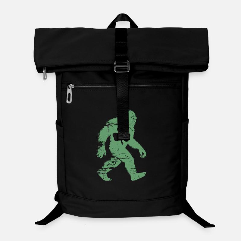 St. Patricks Day Bigfoot-Kleeblatt - Laptop-Rucksack  - Schwarz