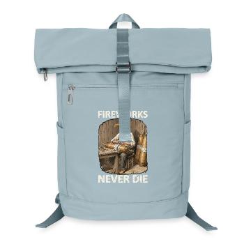Fireworks Never Die Pyro - Laptop Backpack - ice blue - Front