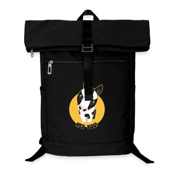 Dessin animé de cheval « Hey You » - Sac à dos ordinateur - noir - Devant