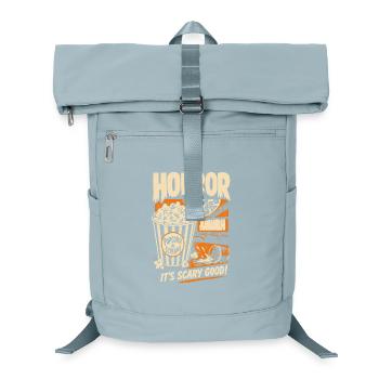 Popcorn And Screams Horror - Laptop-Rucksack  - Eisblau - Vorne