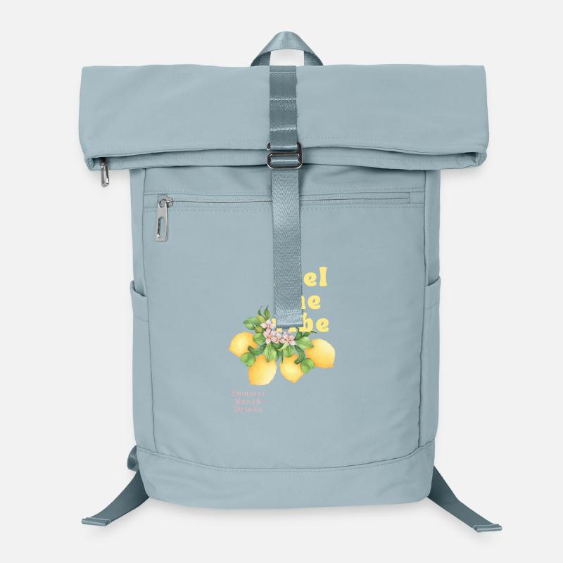 Feel the Vibe – Summer Lemon Drinks Laptop Backpack