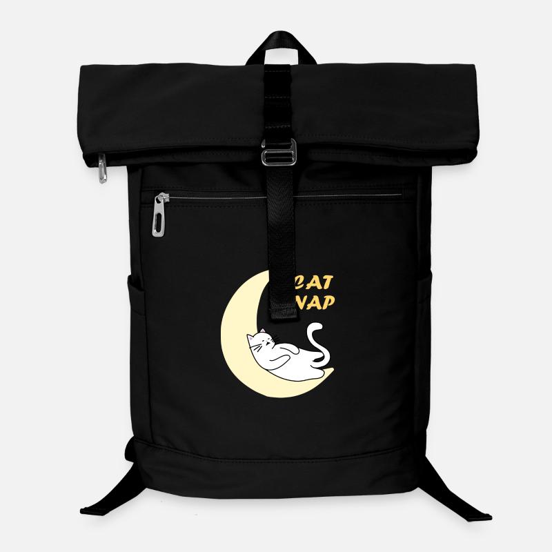 Nickerchen auf dem Mond Laptop-Rucksack 
