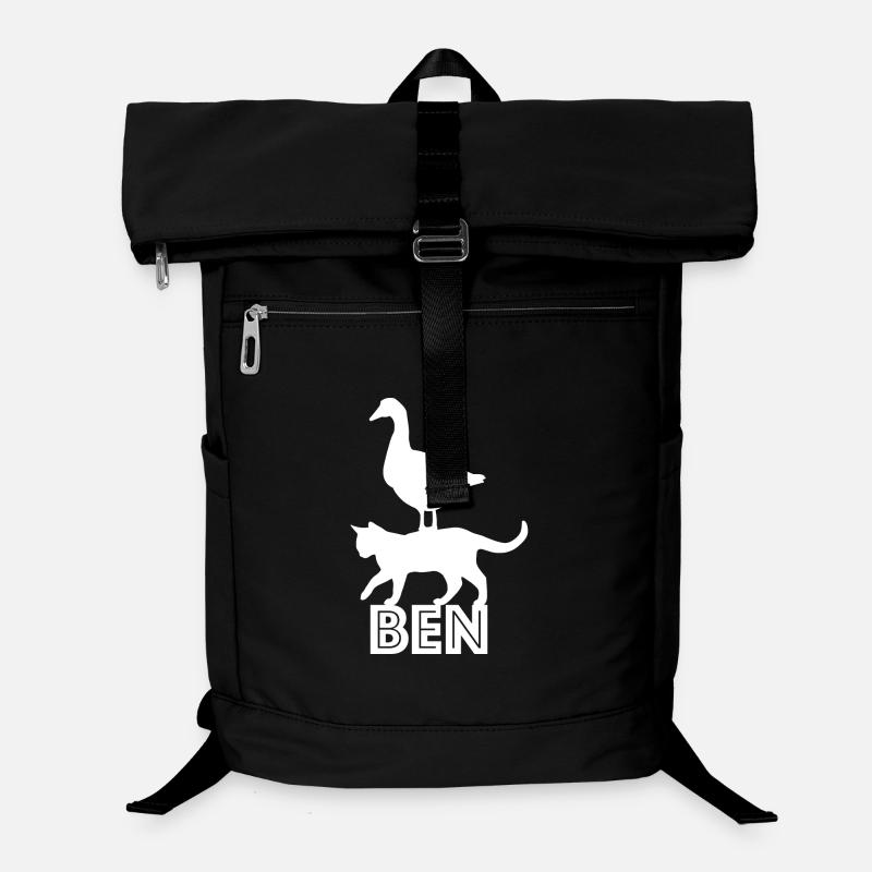Oca Gato Ben - Laptop Backpack - black