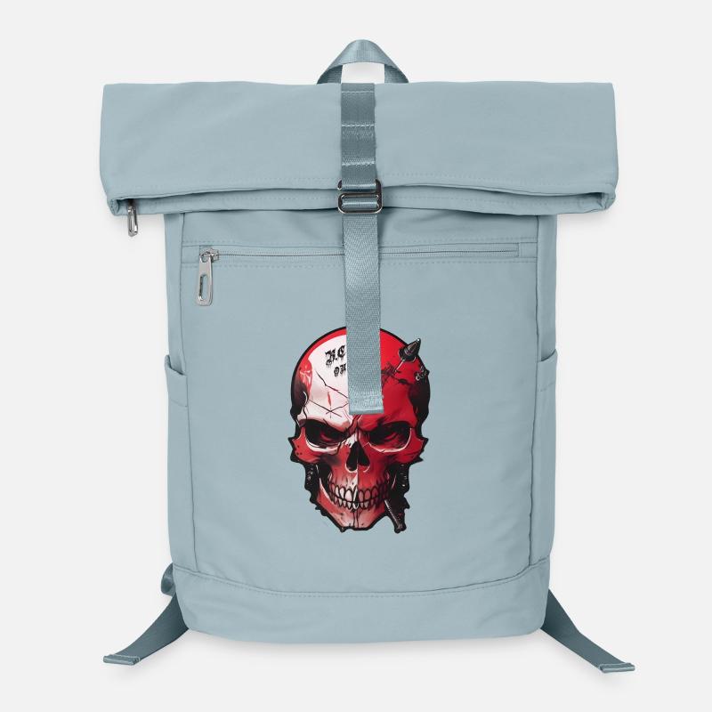 Skull with Evil Eye Laptop Backpack