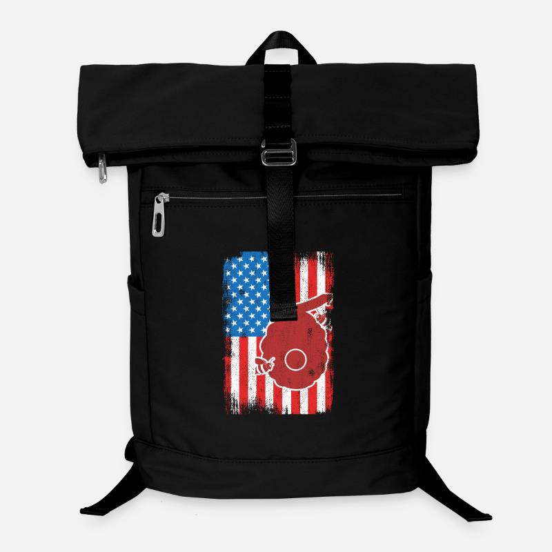 Patriotischer US Imker Laptop-Rucksack 