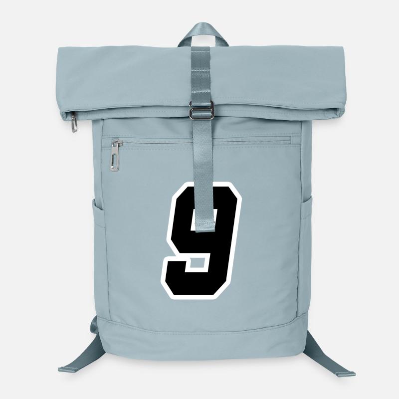 Nummer 9 Zahl 9 Nummer neun 9. Laptop-Rucksack 