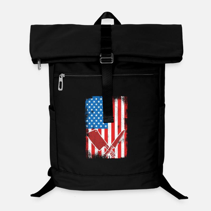 Boucher du drapeau des États-Unis Sac à dos ordinateur