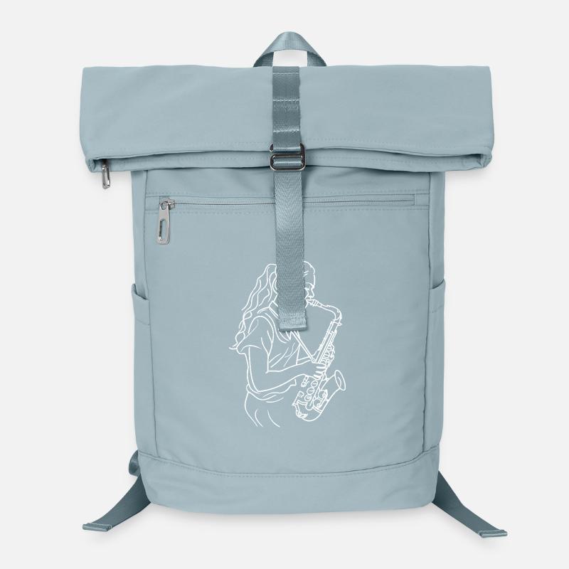 Saxophone player Laptop Backpack