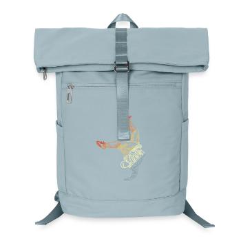 Vintage Breakdancer Zeichnung - Laptop-Rucksack  - Eisblau - Vorne