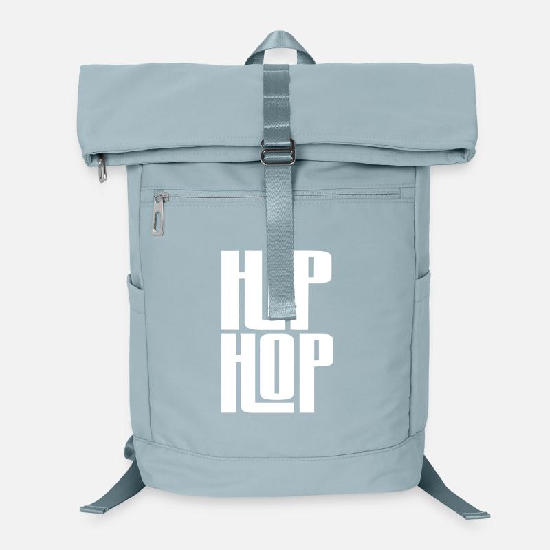 Typographie de blocs audacieux hip-hop Sac à dos ordinateur