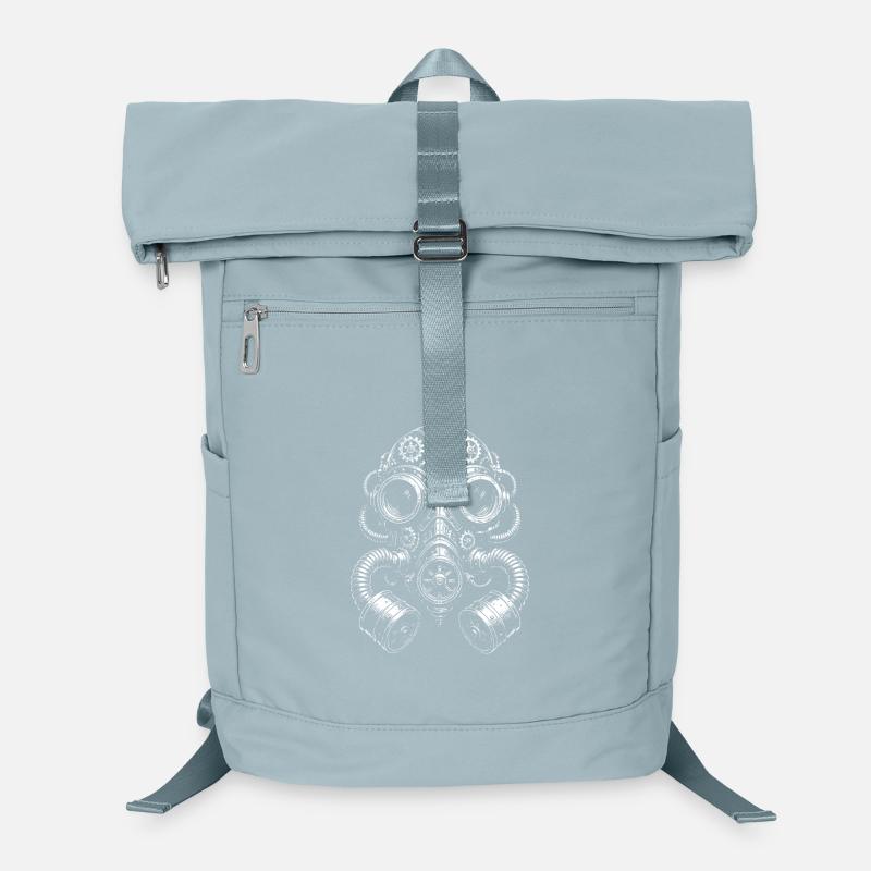 Steampunk-Gasmasken-Glyphe Laptop-Rucksack 