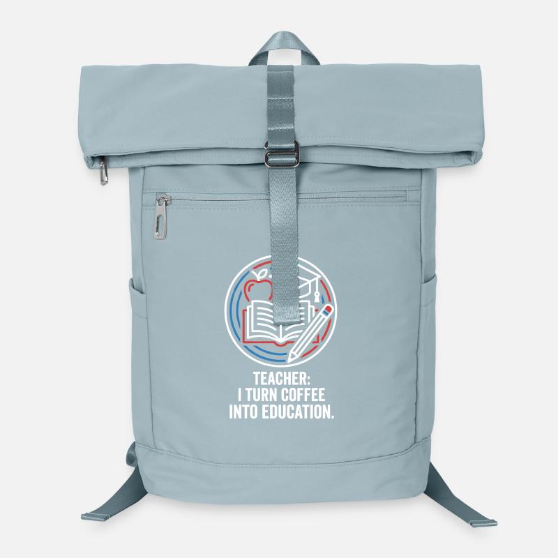 Teacher I Turn Coffee Into Education Laptop Backpack