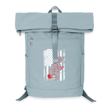 USA Flagge Patriotischer Break Dancer - Laptop-Rucksack  - Eisblau - Vorne