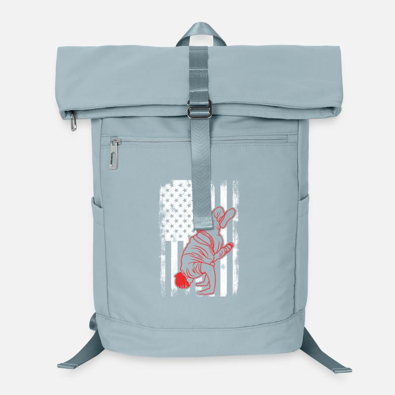 USA Flagge Patriotischer Break Dancer Laptop-Rucksack 