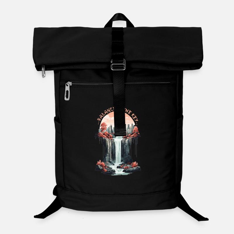 Balance ist der Schlüssel Laptop-Rucksack 
