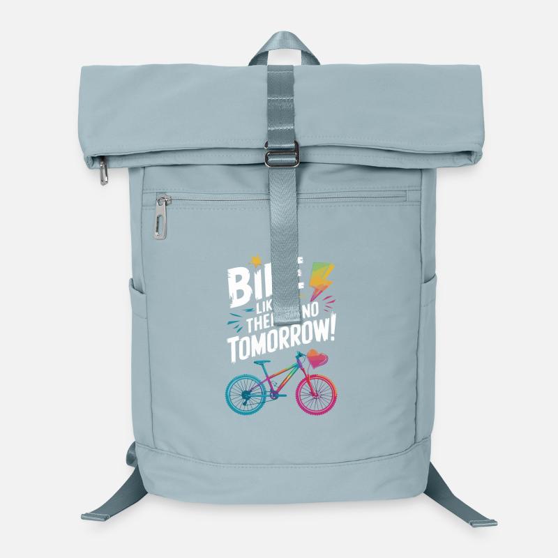 Conception de citation de motivation de vélo Sac à dos ordinateur