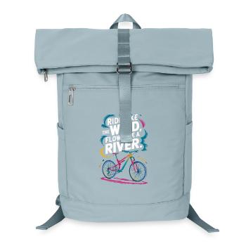 Inspirational Cycling Motivational Design - Laptop Backpack - ice blue - Front