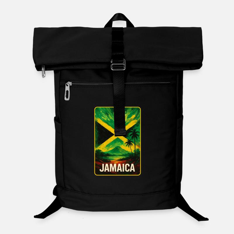 Jamaica Landscape Design Laptop Backpack