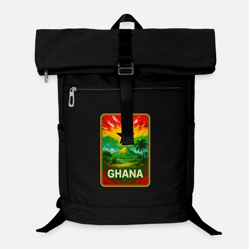 Ghana Pride – Art du style drapeau Sac à dos ordinateur