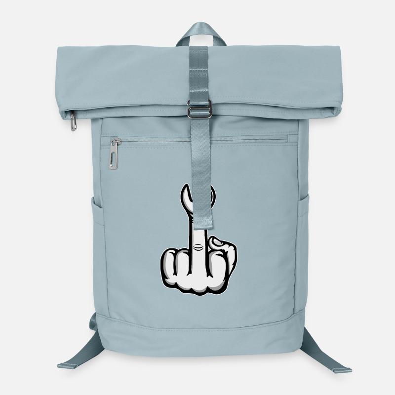Mittelfinger Stinkerfinger Schraubenschluessel Laptop-Rucksack 