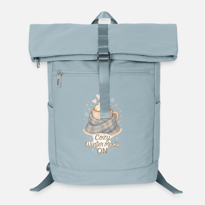 Cozy Winter Mode – Gemütliches Winter Kakao Design Laptop-Rucksack 