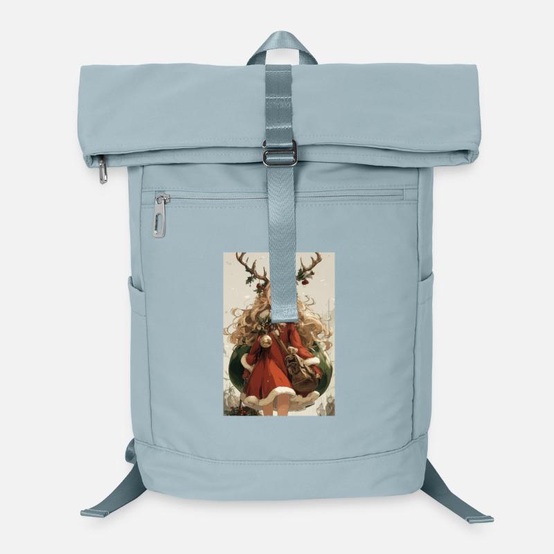 Elf Deer Christmas Laptop Backpack