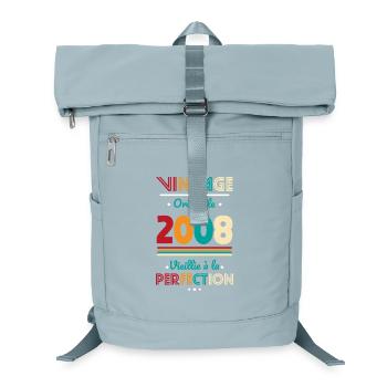 2008 – Vintage – Aged to perfection - Laptop Backpack - ice blue - Front