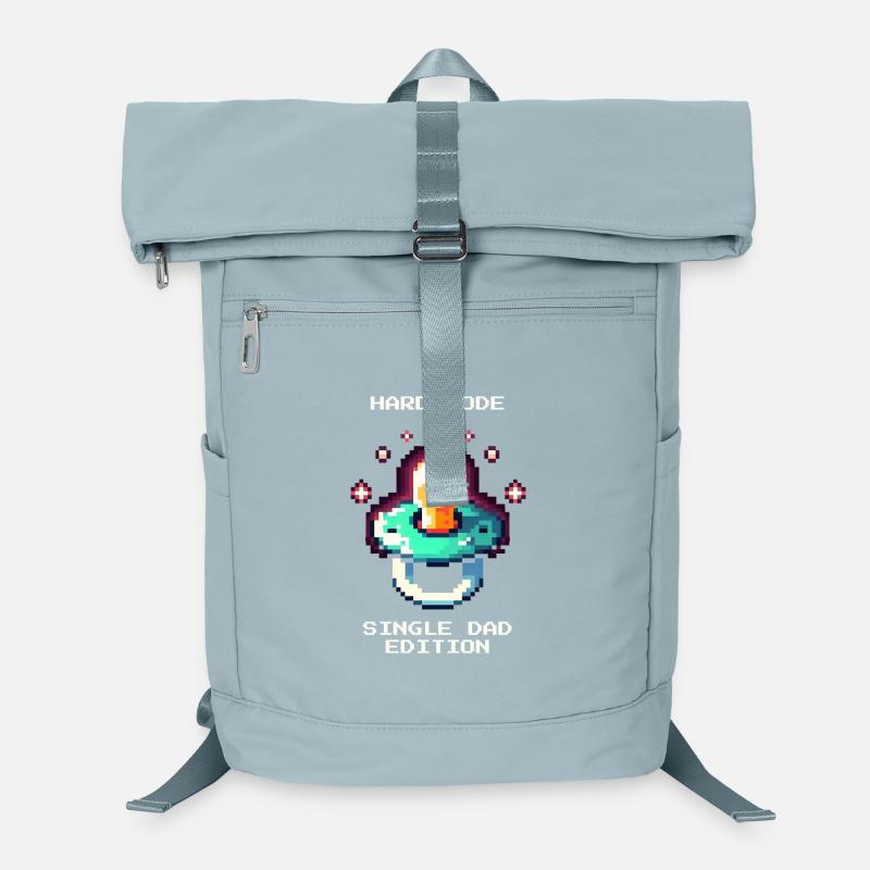 Hard Mode: Single Dad | Alleinerziehend Laptop-Rucksack 
