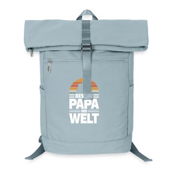 Chemise homme, Motivation de père, merci papa, bot d’amour - Sac à dos ordinateur - bleu glacier - Devant