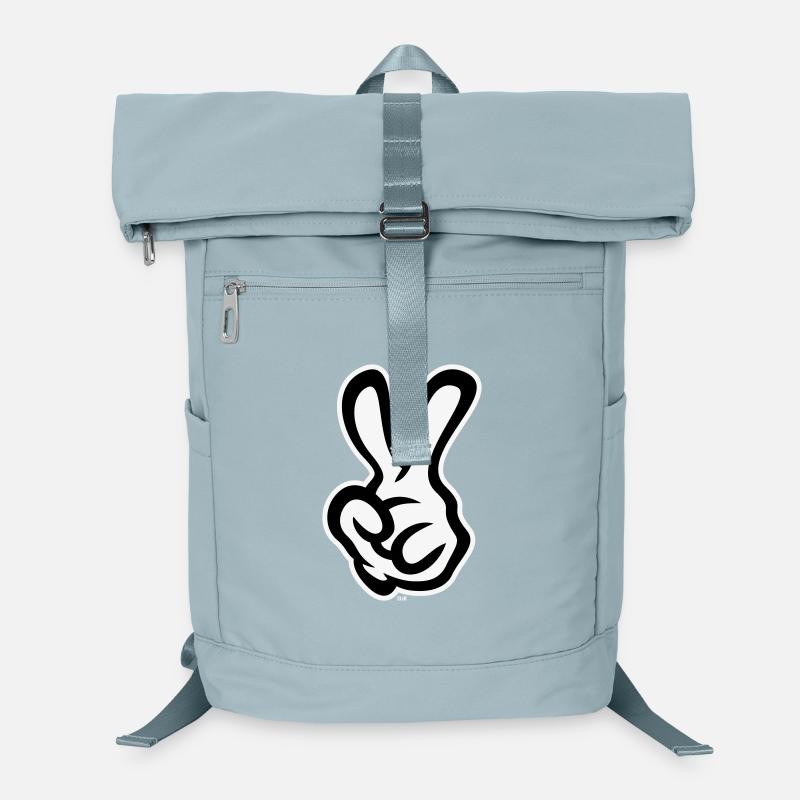 Signaux de la main de victoire (Main gauche / NEG / 2C) Sac à dos ordinateur