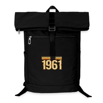 Original 1961 Retro Vintage Tee - Sac à dos ordinateur - noir - Devant