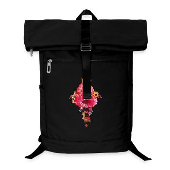 traumhaft zauberhafte Reise mit Himbeeren Ballon - Laptop-Rucksack  - Schwarz - Vorne