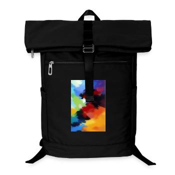 Malerei Muster - Laptop-Rucksack  - Schwarz - Vorne