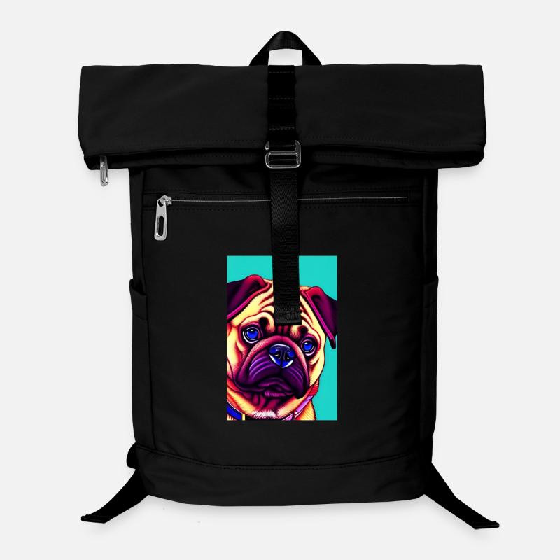 Pug Dog Laptop Backpack