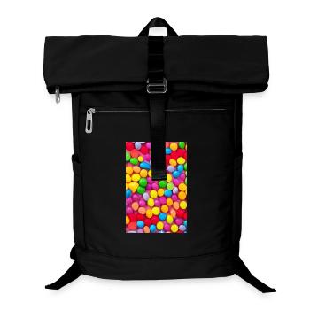 Bonbons - Laptop-Rucksack  - Schwarz - Vorne