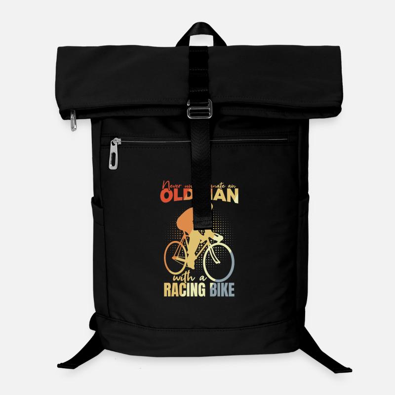 Fahrrad Opa Laptop-Rucksack 