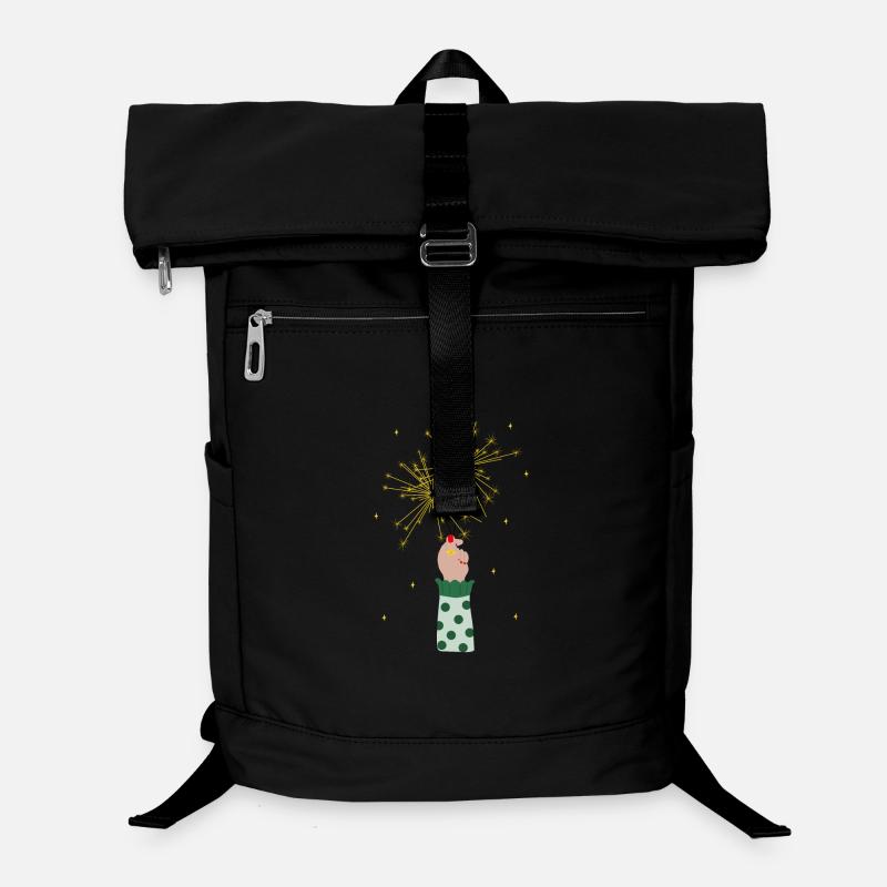 Faites un vœu - Bonne chance - Cadeaux pour vous - Sac à dos ordinateur - noir