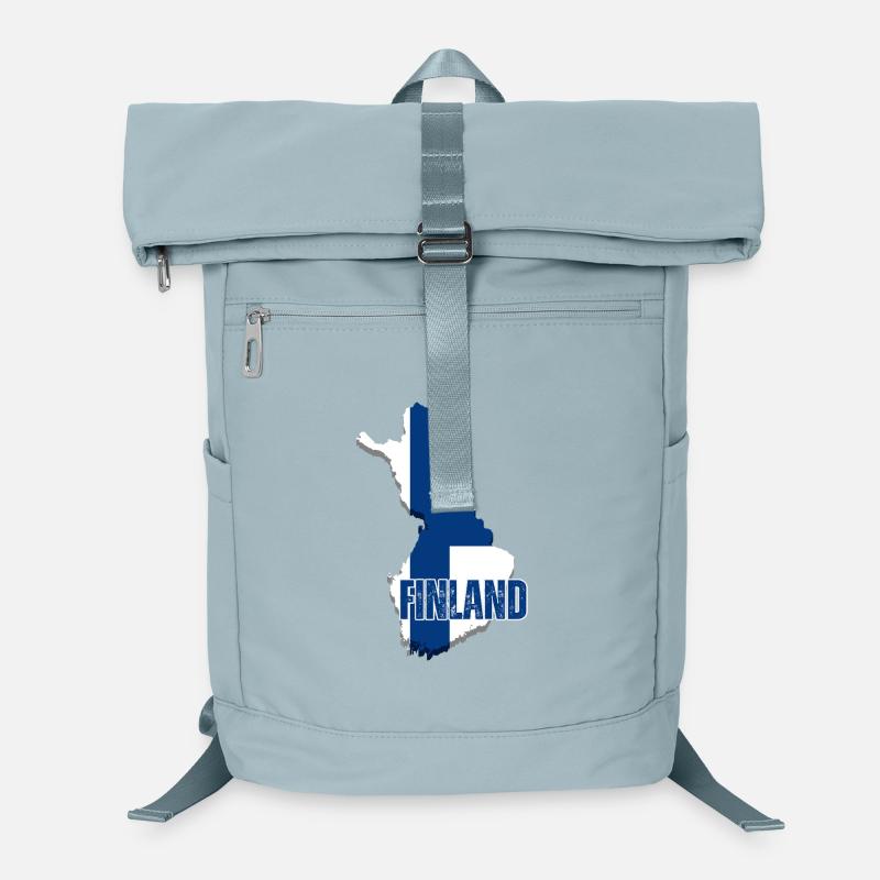Finnish pride, flag of Finland Laptop Backpack