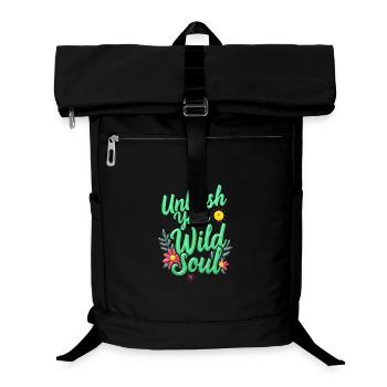 Liberez Votre Ame Sauvage - Unleash Your Wild Soul - Sac à dos ordinateur - noir - Devant