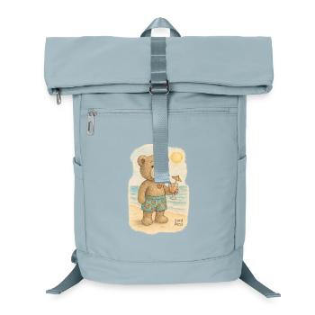 Lord Petzi on the beach - Laptop Backpack - ice blue - Front
