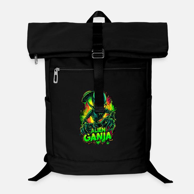 Alien Ganja Laptop-Rucksack 