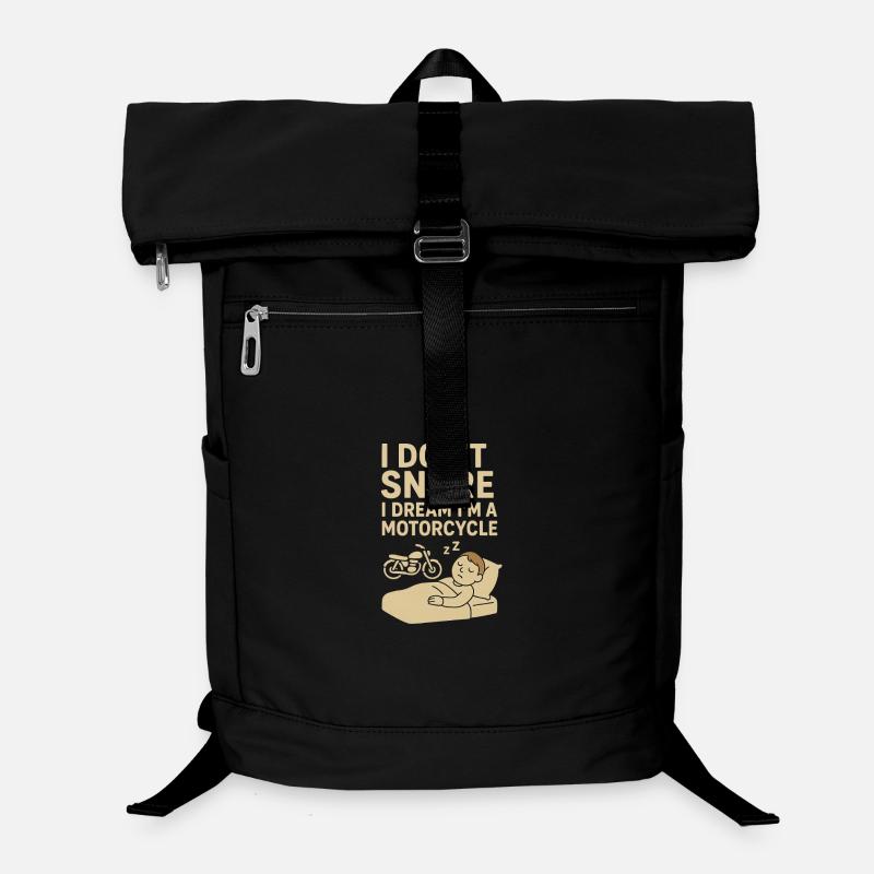 Motorcycles snoring Laptop Backpack