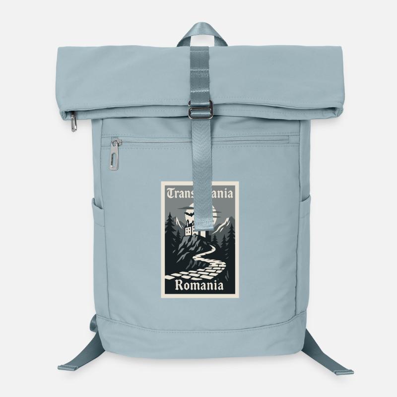 Transylvania Retro Poster Vintage Souvenir Laptop Backpack