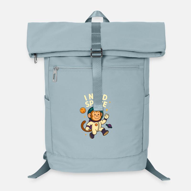 Monkey Astronaut: Space and Fantasy Laptop Backpack